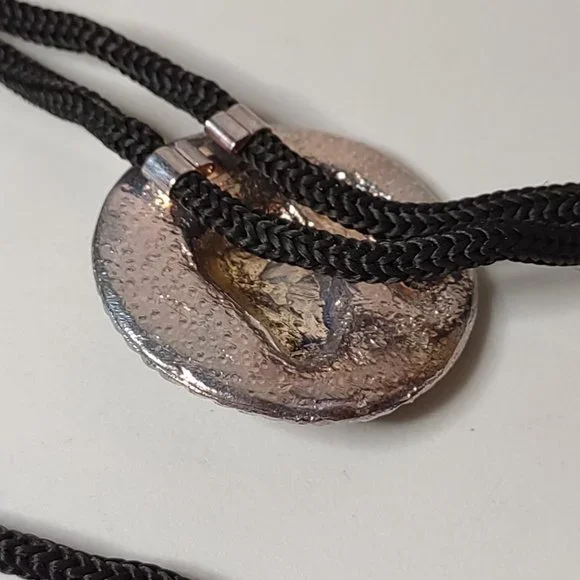 Black And Silver Tone Horse Head Bolo Tie - Picture 10 of 11